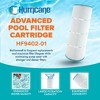 Hurricane HF9402-01 Advanced Pool Filter Cartridge Replacement for Unicel C-9402, PWW100-4, Filbur FC-2695, Waterway Clearwater 100 - 2 of 4