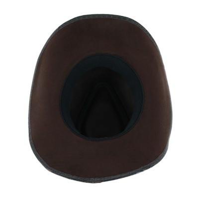 Kenny K Men's Crocodile Print Western Hat - image 4