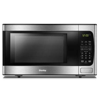 Black Decker 0.9 Cu. Ft. Pull Handle Countertop Microwave White - Office  Depot