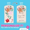 Big Dot of Happiness Christmas Stockings Gift Card Holders with Envelopes, Holiday Cash Money Holders & Gift Card Sleeves, Nifty Gifty Pack, Set of 8 - 4 of 4