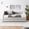 Queen Size Upholstered Daybed with Two Drawers for Bedroom or Apartment - 4 of 4