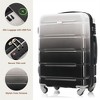 XINGHANZHENXUAN 3-Piece Luggage Set, 20" Carry-On Hard Shell Suitcase with Spinner Wheels - 3 of 4