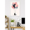 Trends International Andreas Magnusson - The Cat And The Balloons Framed Wall Poster Prints - 2 of 4