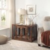 unipaws Wooden Dog Crate with Cushion & Tray - 4 of 4