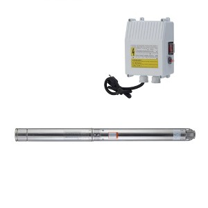 1/1.5/23HP Deep Well Pump for Home/Irrigation, 4" Stainless Steel with Copper Motor - 1 of 4