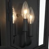 Minka Lavery Industrial Outdoor Wall Light Fixture Sand Coal 3-Light 14" Clear Glass Shade for Post Exterior Deck Porch Yard Patio - image 3 of 4