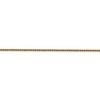 Black Bow Jewelry 1.2mm 14k Yellow Gold, Solid D/C Spiga Chain Anklet - 2 of 4