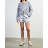 Women's Feathered Sequin Cardigan - SKIES ARE BLUE - 3 of 4