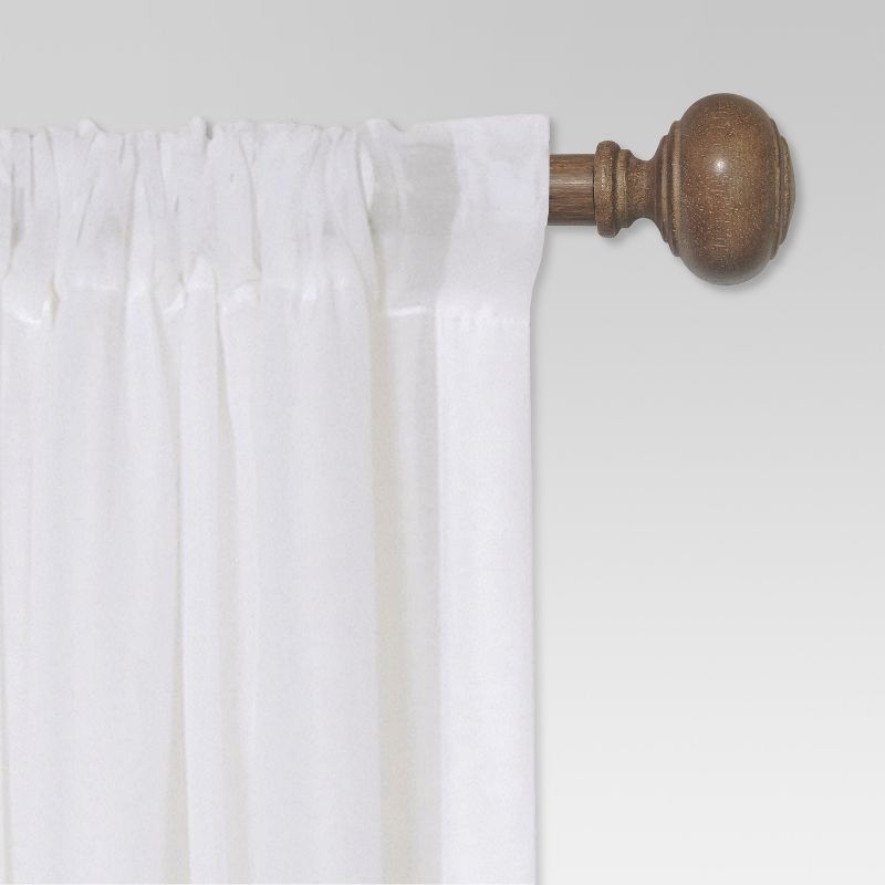 Curtain Rod Faux Wood - Threshold&#153;, 2 of 5