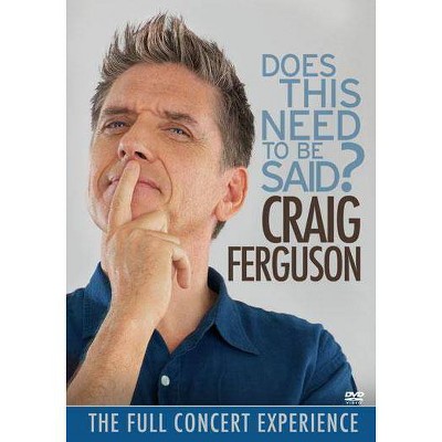 Craig Ferguson: Does This Need To Be Said? (DVD)(2011)