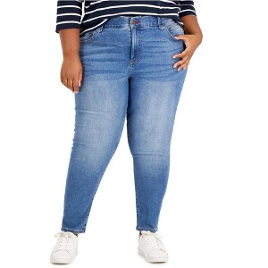 Tommy Hilfiger Womens Solid Skinny Fit Cropped Jeans - 1 of 1