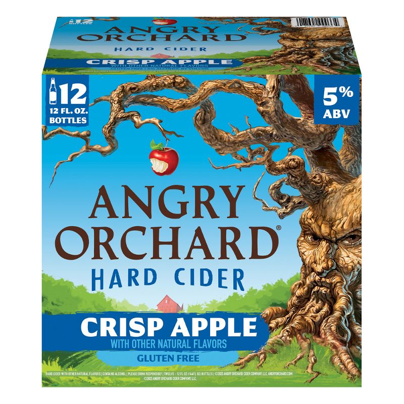 Angry Orchard Crisp Apple Hard Cider - 12pk/12 fl oz Bottles, 5 of 10