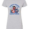 Women's - Lilo and Stitch - Family Means Everything Fitted Graphic T-Shirt - 2 of 3