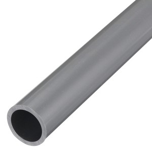 Unique Bargains High Impact Water Plumb Cable Sleeve PVC Rigid Round Pipes 20" Length - 1 of 4
