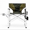 Airsurfer Oversized Padded Folding Director’s Chair with Side Table & Pockets, Lightweight Aluminum, Green - 2 of 4