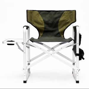 XINGHANZHENXUAN 1 Pcs Folding Outdoor Chair with Side Table and Storage Pockets, Lightweight Chair for Picnics, Fishing - 1 of 4