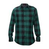 Braveman | Men's Button Down Long Sleeve Plaid Shirt - 4 of 4