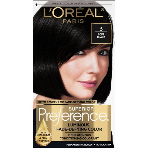 Loreal hair deals dye black