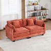 Cloud Sofa LoveSeat, Modular Sectional Couch with Chenille Fabric & Double-Layer Cushions â€ - 4 of 4