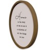 Creative Products Home is the Story 20 x 20 Round Brown Framed Print - 2 of 4