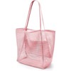 FATMOON Beach Nylon Mesh Tote Bag, Casual Tote Bag Hobo Women Foldable MAX 23L Shoulder Bag For Beach Picnic Vacation - 2 of 4