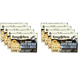 Funny Farm Goat Cheese White Cheddar Shells- Pack of 8 - 9.5 oz - 1 of 2