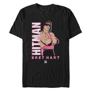 Men's WWE Hitman Bret Hart T-Shirt - 1 of 4