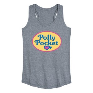 Women's - Polly Pocket - Polly Pocket Color Logo Graphic Racerback Tank - 1 of 4