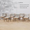 Nathan James Set of 6 Kayden Outdoor Dining Chair Light Gray - 4 of 4