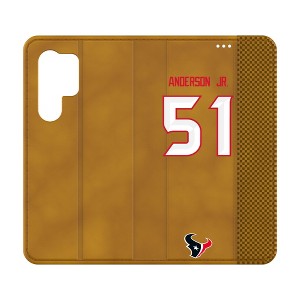 NFL Houston Texans Players Game Tactic Folio Cell Phone Case for Samsung Galaxy - 1 of 4