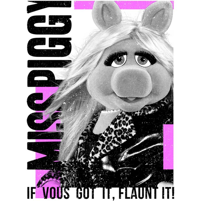 Men's The Muppets Miss Piggy Flaunt It T-Shirt, 2 of 6