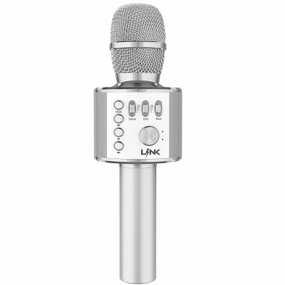 Link Wireless Bluetooth Karaoke Microphone Portable 3-in-1 Handheld Wireless Speaker Dance Party Makes A Great Gift For Kids & Adults