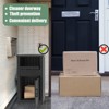 Gulches 48 Gallon Large Package Drop Box Secure Storage for Deliveries, Weather-Resistant Design for Home Porch, Entryway - 3 of 4