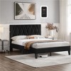 Yaheetech Upholstered Bed Frame with Built-In USB Ports - 2 of 4