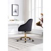 Swivel Shell Chair for Living Room/Bed Room, Modern Leisure office Chair - 3 of 4