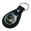 Aquaman Movie Permission To Come Aboard Black Leather Keychain - 2 of 4