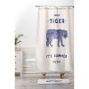Florent Bodart Smile Tiger Memory Foam Bath Rug - Deny Designs: Microfiber, Machine Washable, Abstract Design - 4 of 4