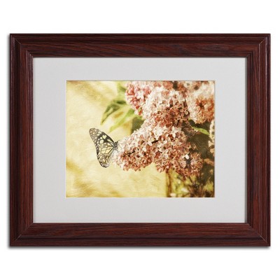 Trademark Fine Art -Lois Bryan 'Sweet Lilacs' Matted Framed Art