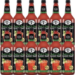 Mr & Mrs T Bold & Spicy Bloody Mary Mix, 1L Bottle, 12 Pack – Premium Cocktail Mixer for Spicy Bloody Marys, Ready to Use - 1 of 4
