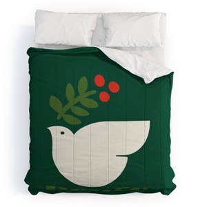 Deny Designs King Carey Copeland Peace Dove Comforter and Pillow Sham - 1 of 4