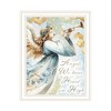 SEVOBAL Wall Art, "Angels We Have Heard on High" Framed Wall Art Duo for Holiday and Winter Decor, White, 18"*1"*14" - 2 of 4