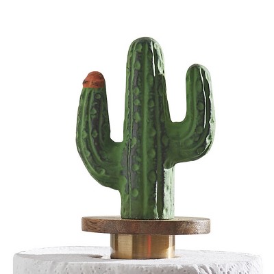 Golden Bronze Cactus Topper Paper Towel Holder