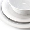 Gibson 32 Piece Stoneware Dinnerware and Stainless Steel Flatware Combo Set - 4 of 4