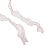 Unique Bargains Curtain Tiebacks Bow & Faux Pearl Ribbon Lace ABS Pink 2 Pcs - 3 of 3