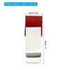 Unique Bargains Stainless Steel Carved Sleeve Pen Loop Clips for Notebook - 2 of 4