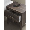 Signature Design by Ashley Calverson 2-Drawer Nightstand, Mocha Brown Finish - 3 of 4