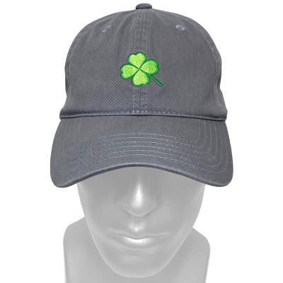 Photo 1 of Concept One Mens Clover Dad Hat - Charcoal Gray