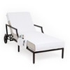 Linum Home Textiles 100% Turkish Cotton Standard Size Chaise Lounge Cover - 2 of 3