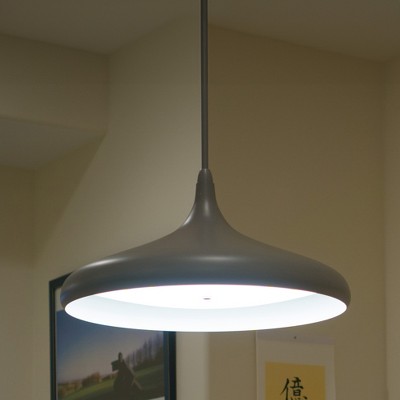VAXCEL Bacio LED Taupe Motion Sensor Dome Pendant Light
