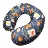 WOLF State Souvenir Printed Spandex Memory Foam Travel Neck Pillow - 2 of 3